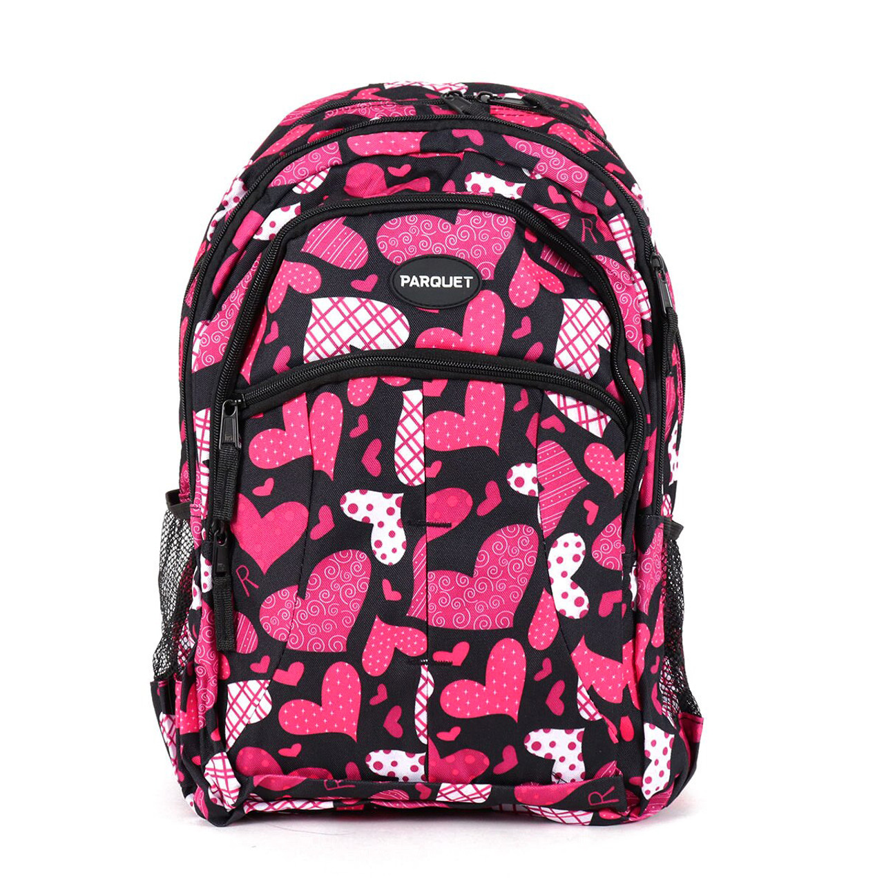 Pink Heart Pattern Novelty Backpack NVBP 34