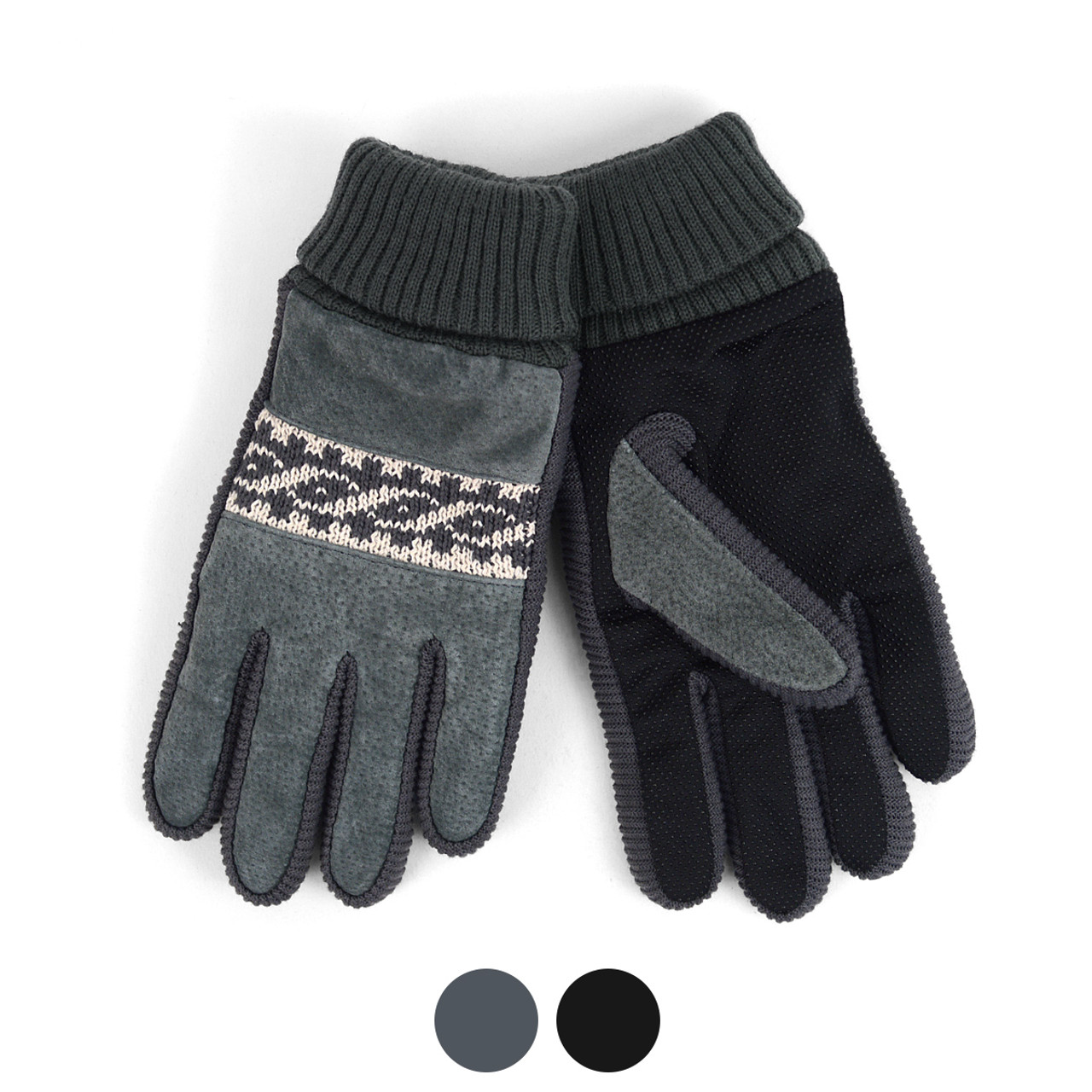 mens leather winter gloves