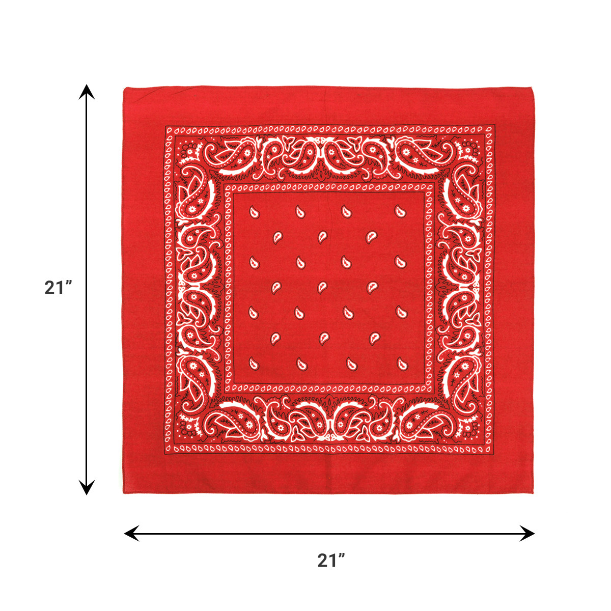 Bandana Red & White Duo Pack 2BNA-1WHT/1RD