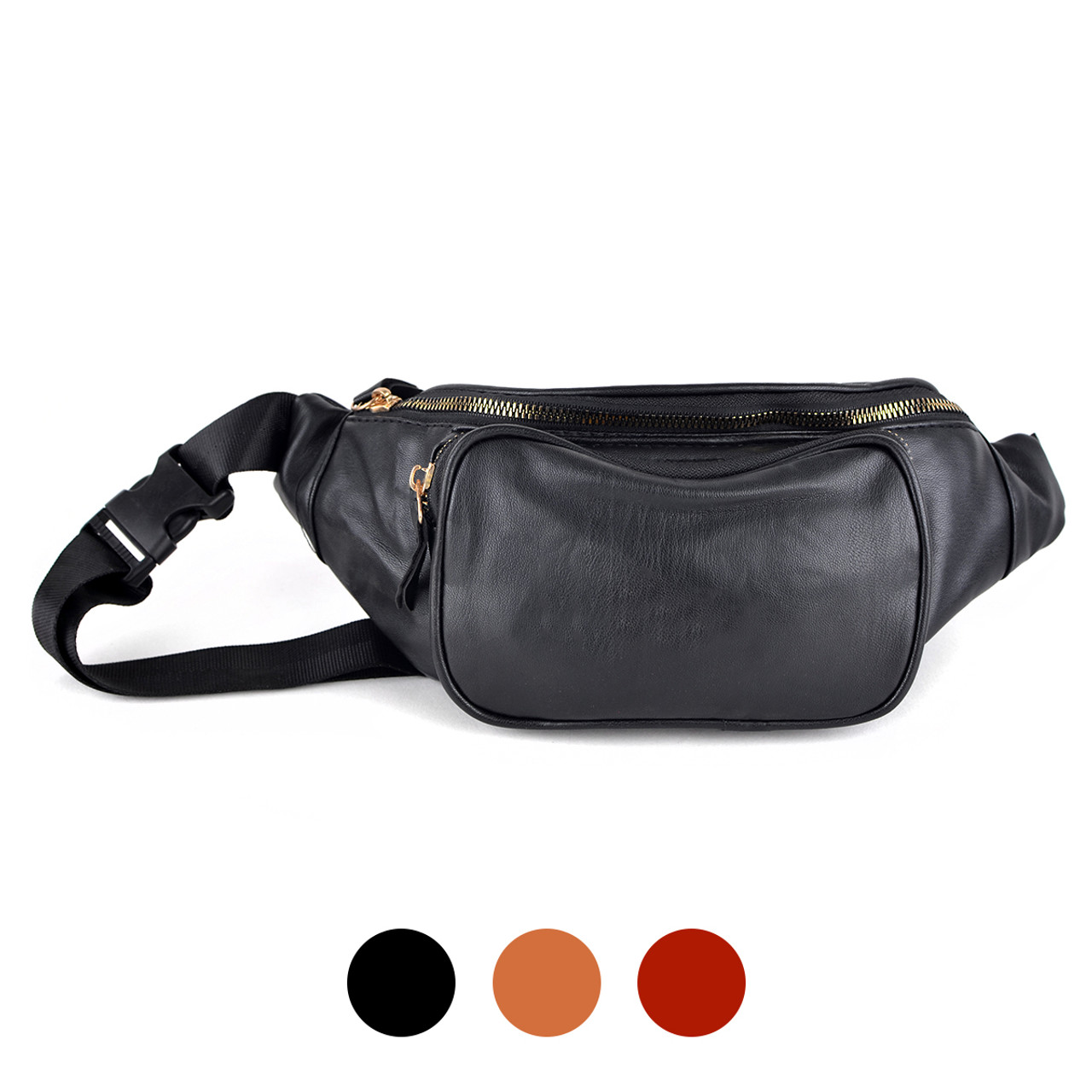 leather fanny pack womens