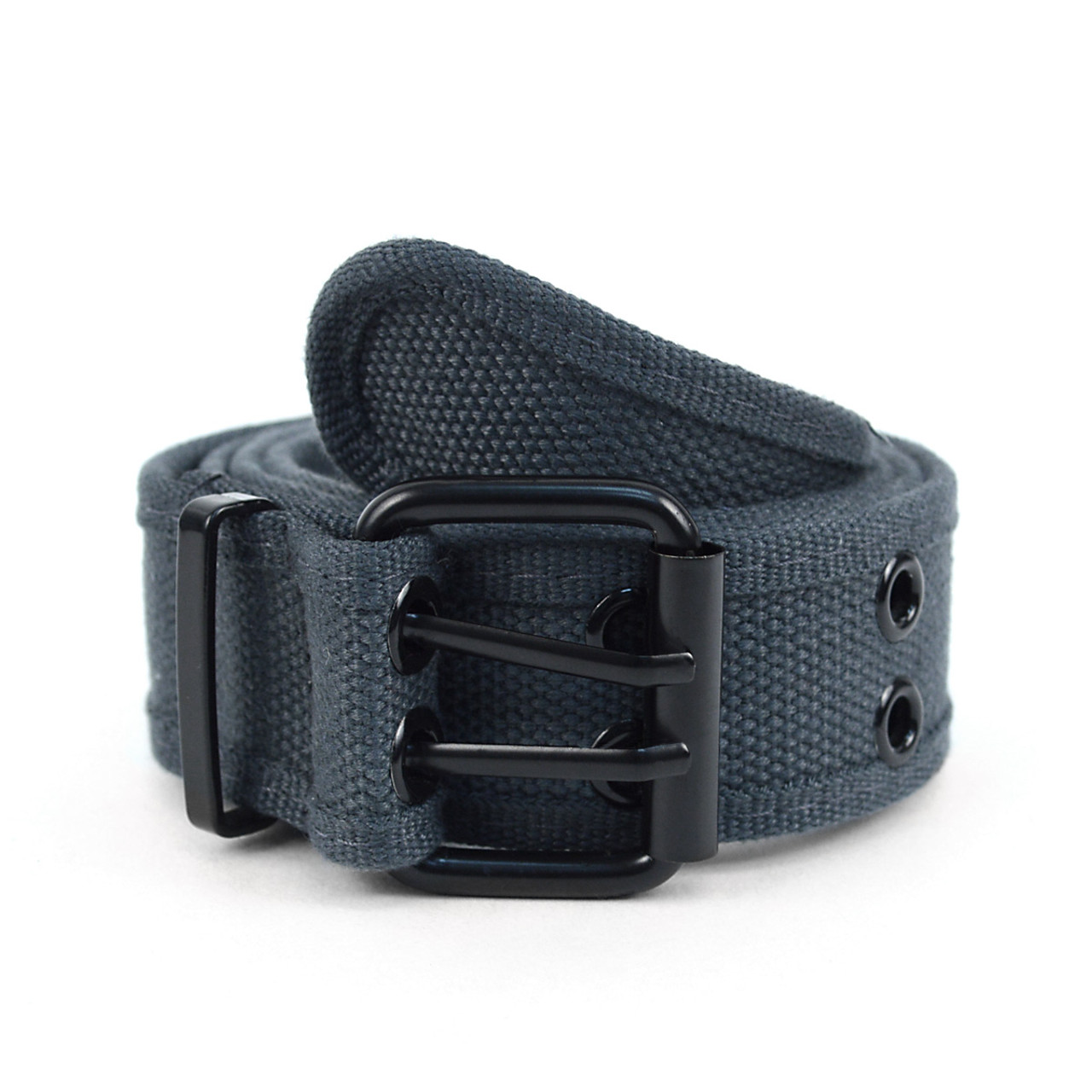 double prong canvas belt