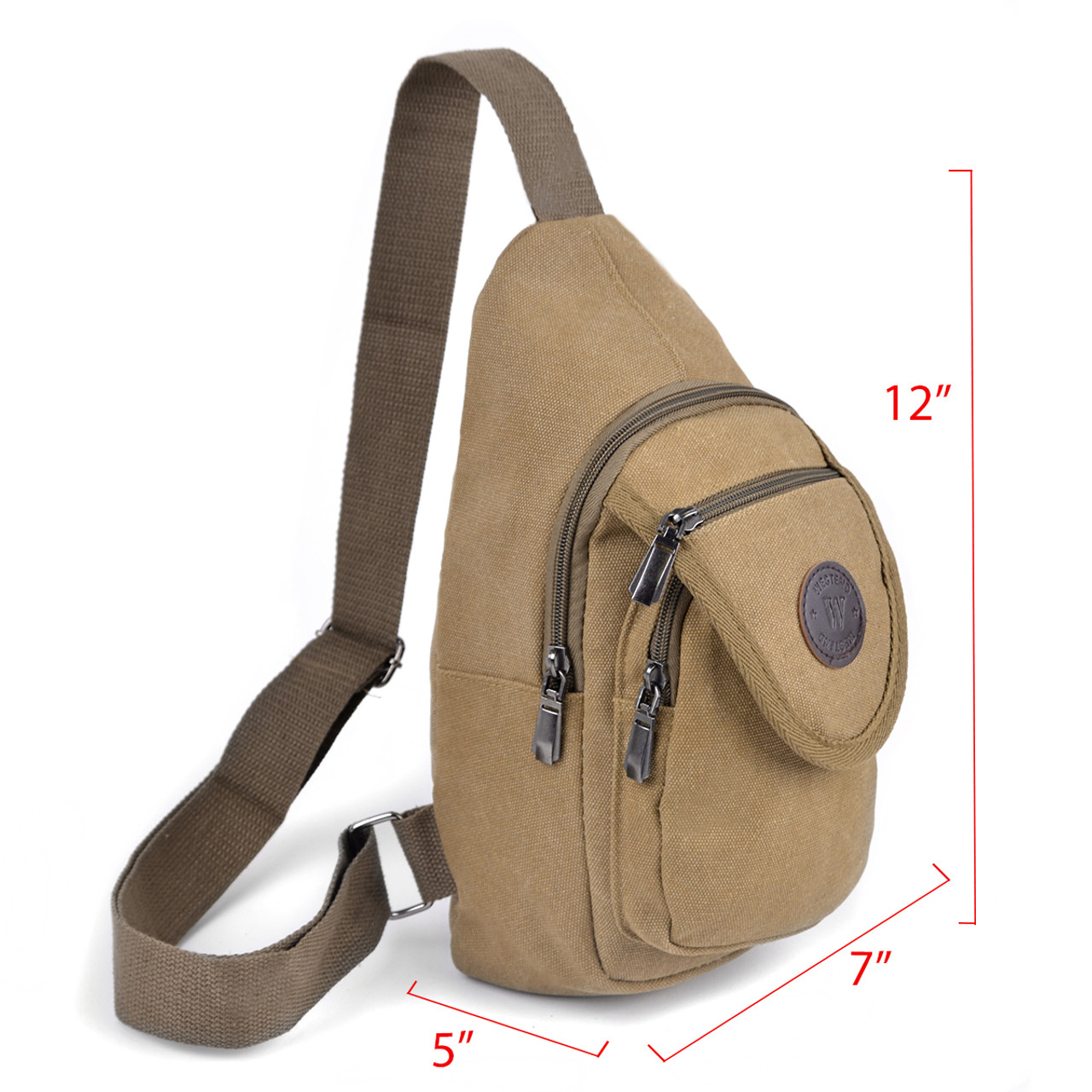 RL Twin Stylish Canvas Sling Cross Body Travel Office Business Messeng –  Walletsnbags