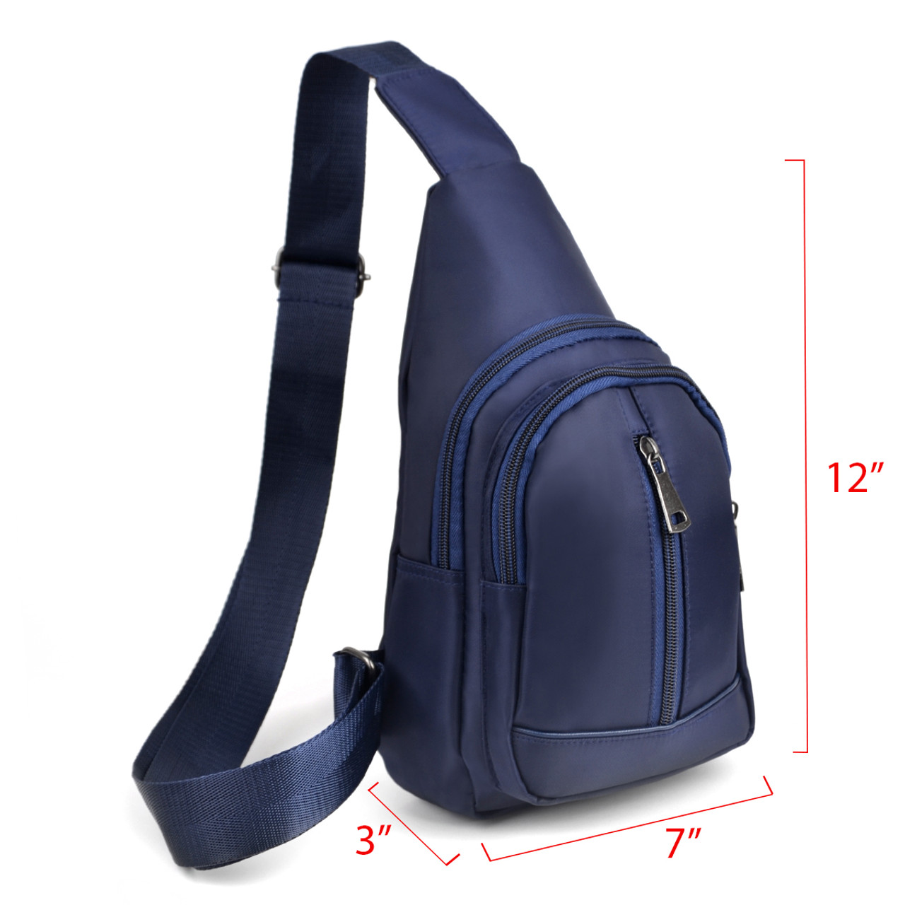 Navy Crossbody Sling Bag Backpack with Adjustable Strap - FBG1823-NV