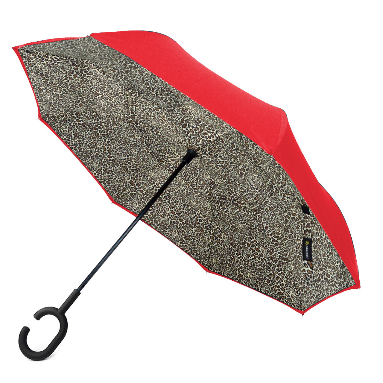 Leopard Pattern Reverse Open Inverted Umbrella- UM5024