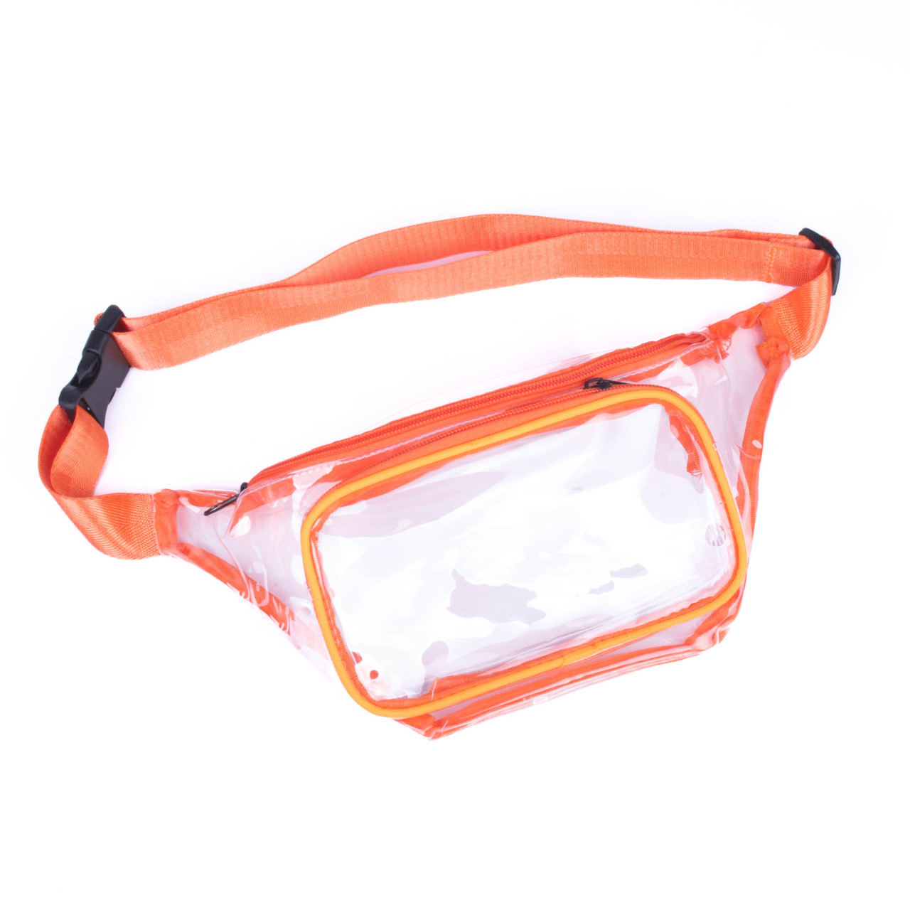 Clearance Sale  Unisex Wholesale Clear Fanny Pack Waist Bag in Black