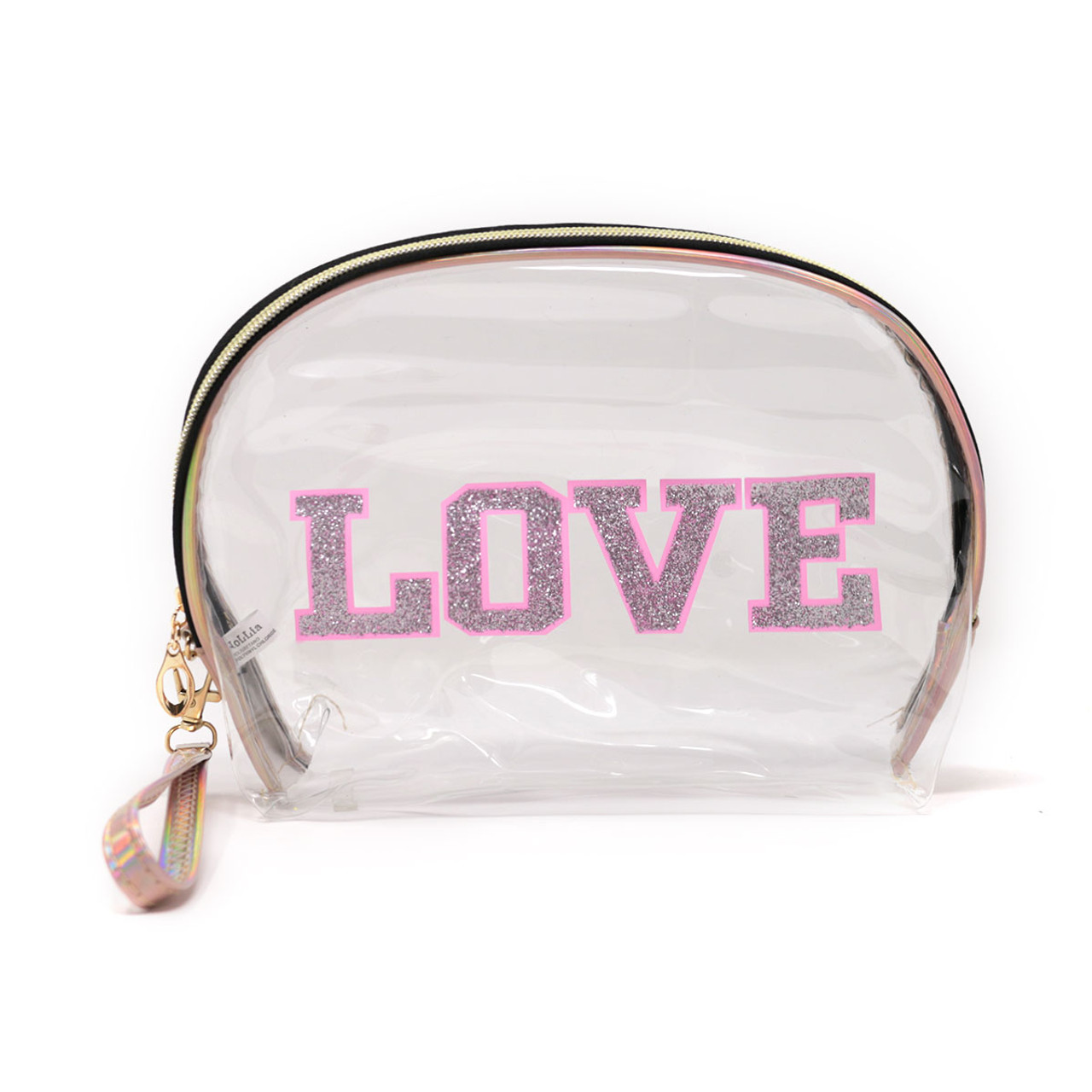 Cosmetic -LNCTB1732 Set Glitter 2 Pc Bag Love