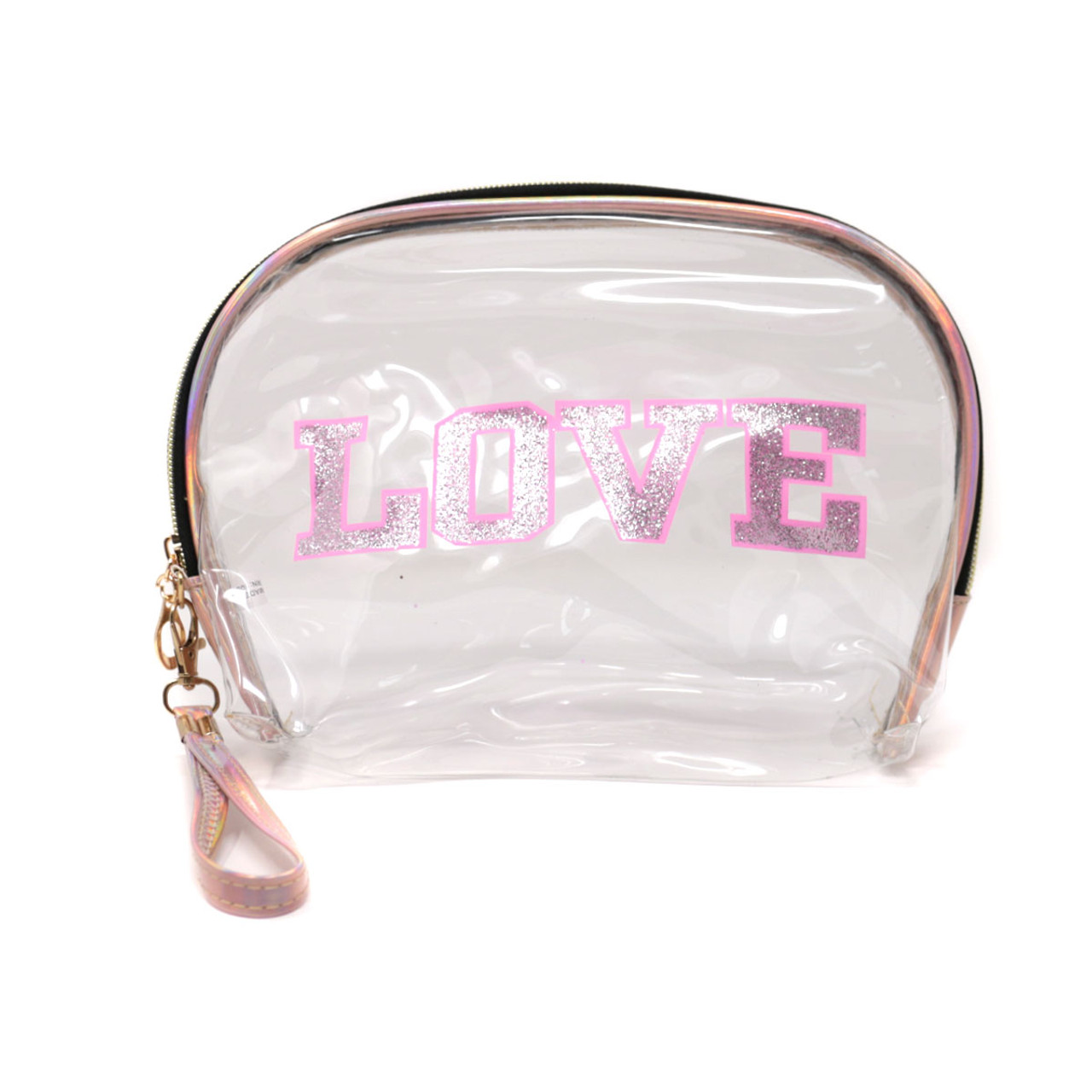 Victoria's Secret, Bags, Victorias Secret Crossbody Small Pink Purse Bag  With Glitter Shimmer Patches