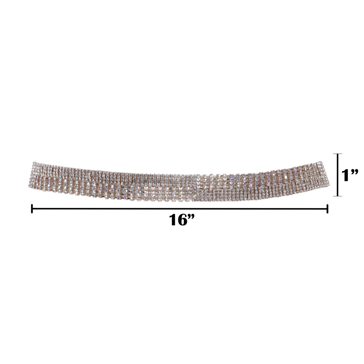 Crystal sales chain belt