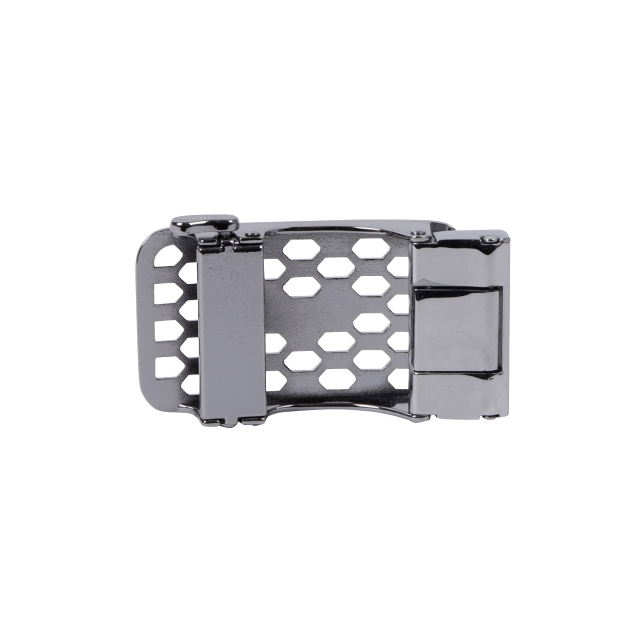 Men's Genuine Leather Sliding Buckle Rachet Belt-MGLBB72