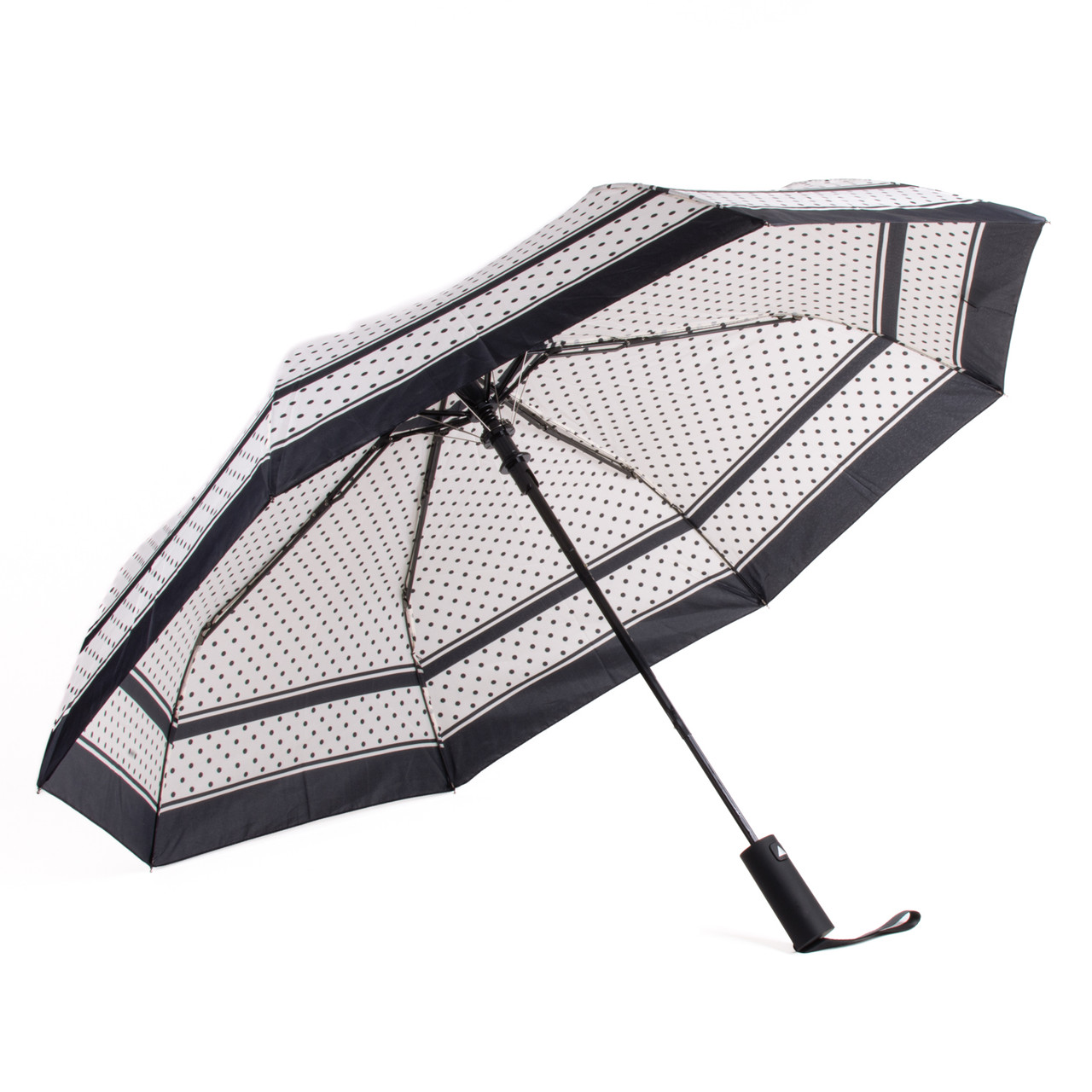 Compact Polka Dot Umbrella - Auto Open | SeliniNY