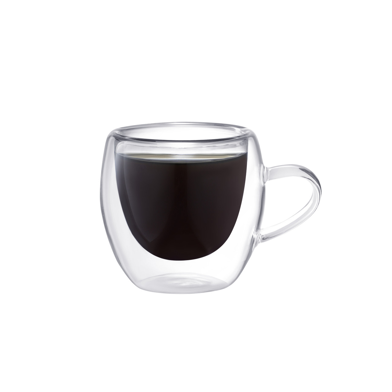 Double Walled Clear Espresso Cup - 80ML | SeliniNY