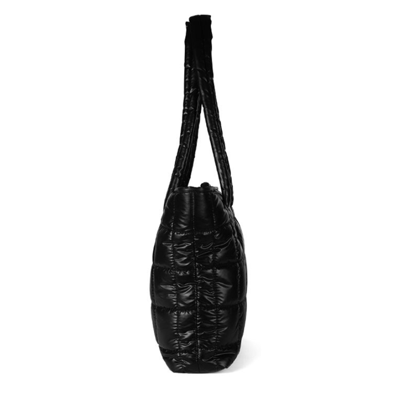 Quilted Shopper - Black - Ladies