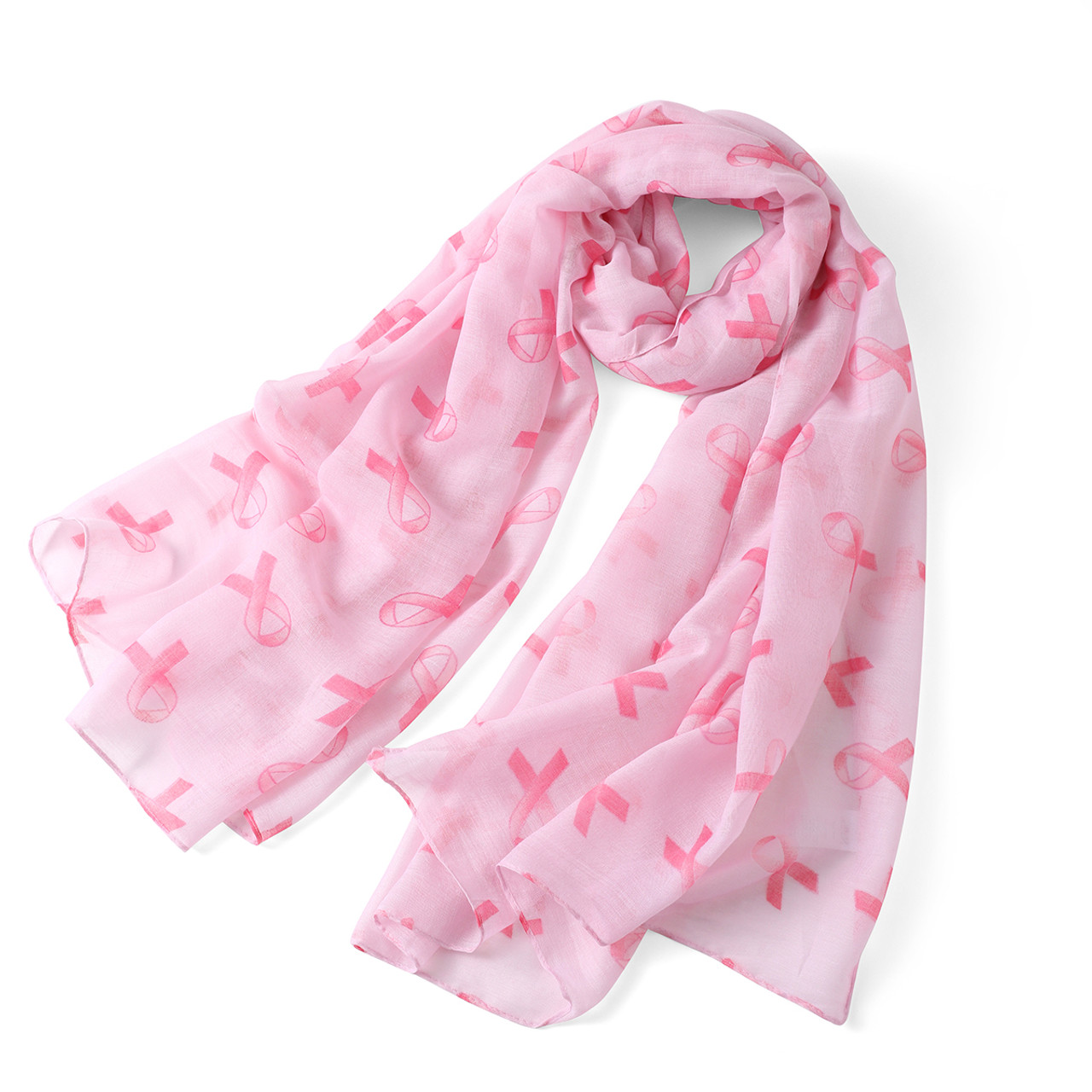 Long Pale Pink Scarf