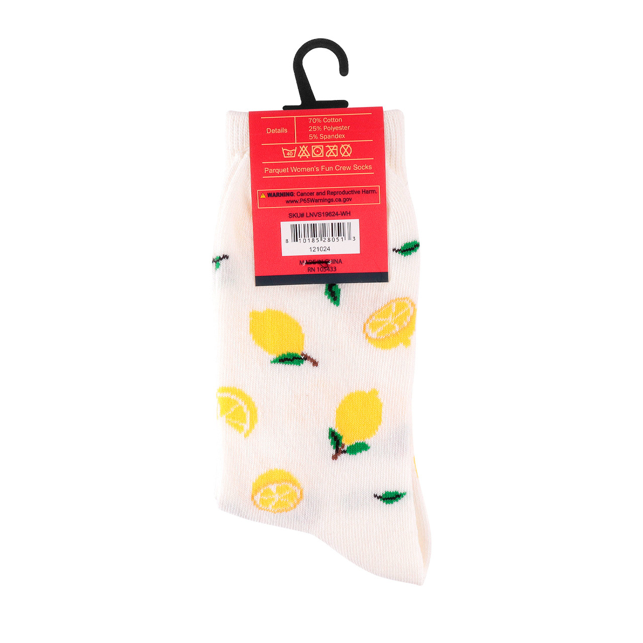Women's Zeisty Lemon Novelty Socks | SELINI NY WHOLESALE