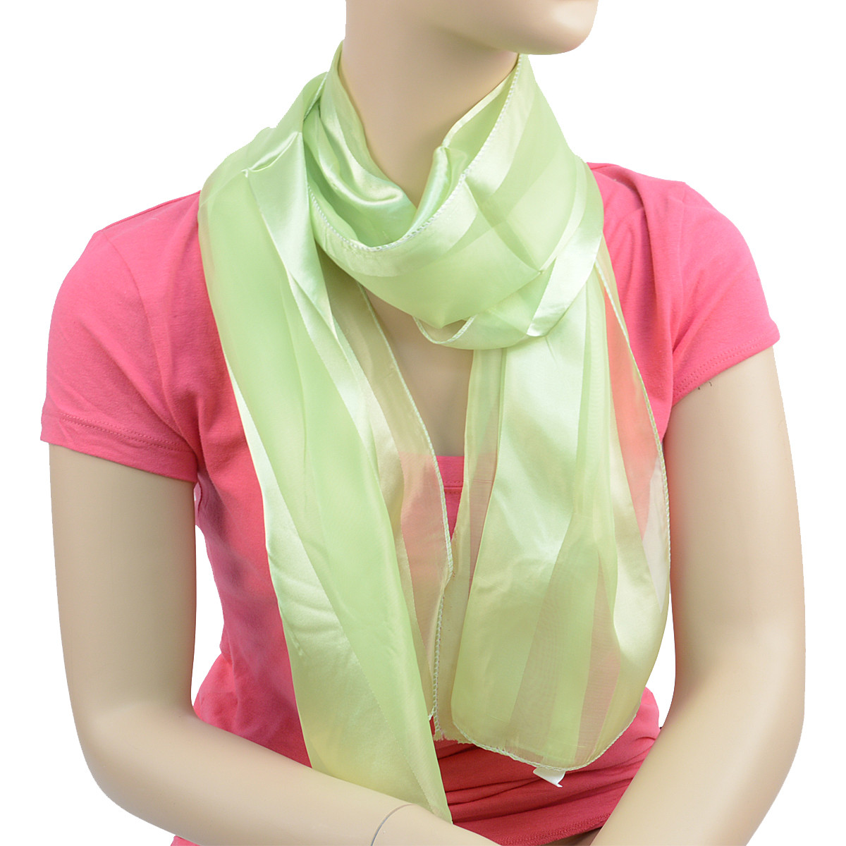 Solid Polyester Satin Scarf SPS1301