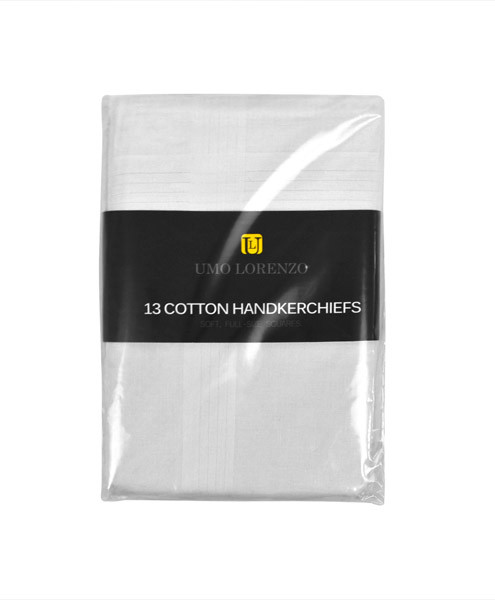 Men's Cotton Handkerchiefs 13pcs Set H013