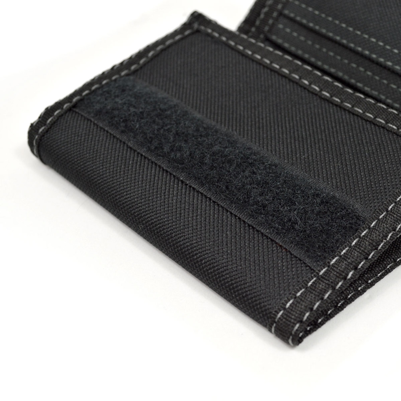 Men's Polyester Small Eagle Tri-fold Velcro Wallets