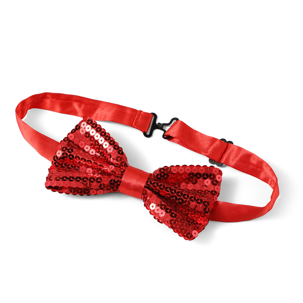 sparkly red bow tie