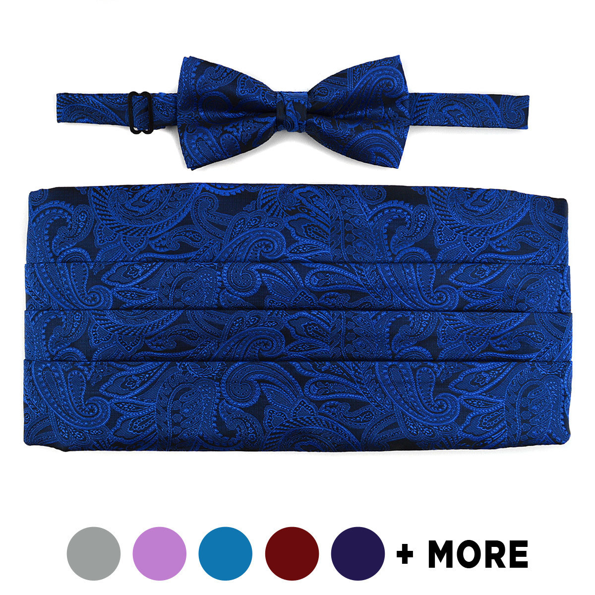 should cummerbund match bow tie