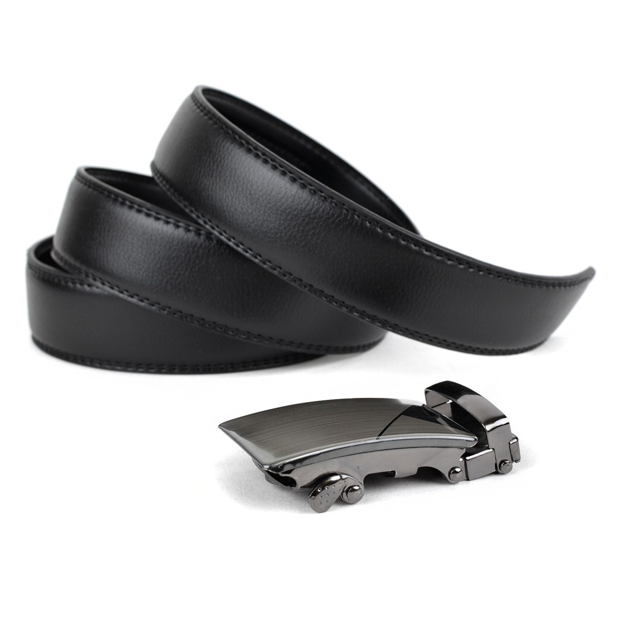 Men's Black Wallet & Belt Set