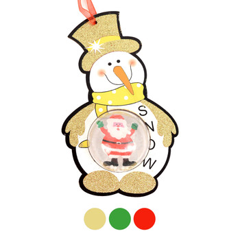 Snowman with Snow Dome Christmas Ornaments- XHDC5194 Snowman with Snow Dome Christmas Ornaments- XHDC5194