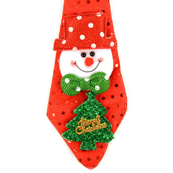 Light Up Christmas Snowman Tie - XAP5313-SN