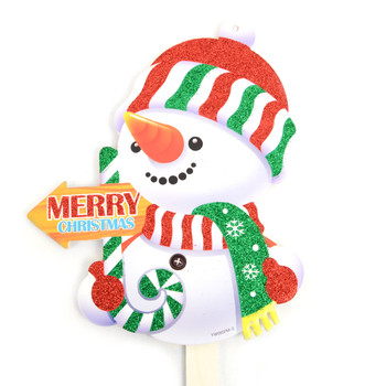Snowman Merry Christmas Yard Sign - XLW5136 Snowman Merry Christmas Yard Sign - XLW5136