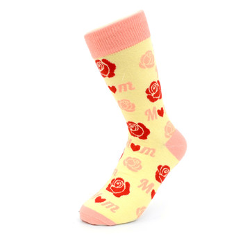 Women's Mom Novelty Socks - LNVS19355-YW Women's Mom Novelty Socks - LNVS19355-YW