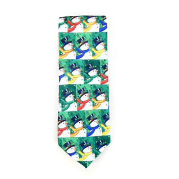 Men's Poly Woven Jacquard Christmas Neckties - XMT1804