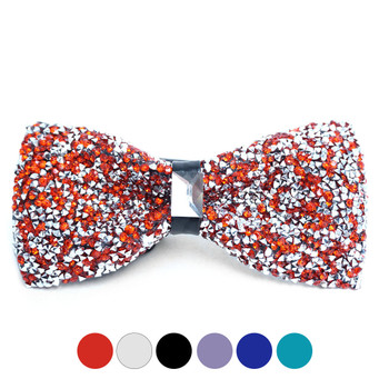 Sparkling Crystal Men's Bow Tie - CRBT