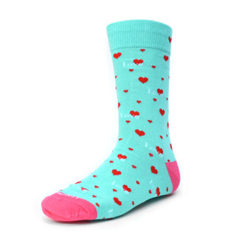 Men's Love Heart Premium Collection Novelty Socks - NVPS2009