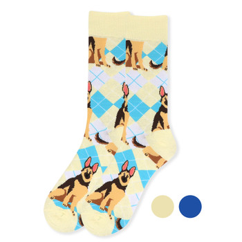 Men's Novelty Argyle Dosg Socks Men's Novelty Argyle Dosg Socks
