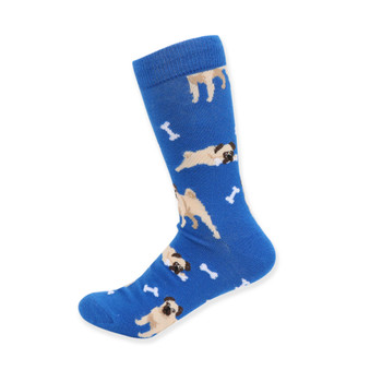 Women's Novelty Pug Dog Socks Women's Novelty Pug Dog Socks