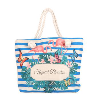 "Tropical Paradise" Summer Ladies Tote Bag -LTBG1235-N