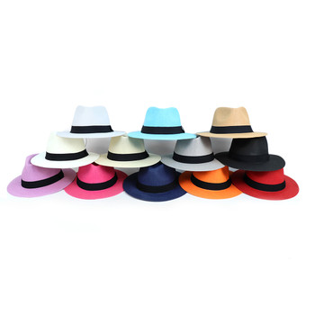 Spring/Summer Wide Brim Fedora Hat 