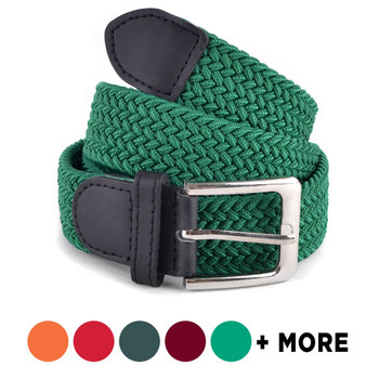 Men's Stretch Braided Woven Belts - BEB1301 Men's Stretch Braided Woven Belts - BEB1301
