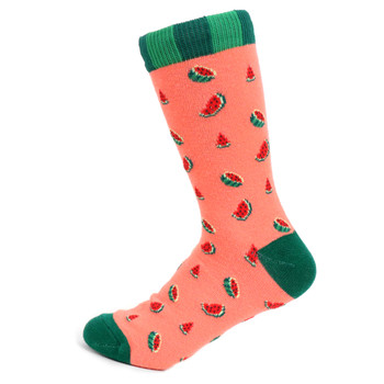 Women's Watermelon Novelty Socks - LNVS19502-GRN Women's Watermelon Novelty Socks - LNVS19502-GRN