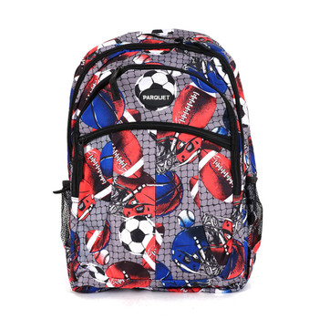 Football & Soccer Pattern Novelty Backpack-NVBP-46