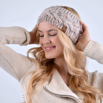 Women's Speckled Knit Winter Head Band- WHB5001 Women's Speckled Knit Winter Head Band- WHB5001
