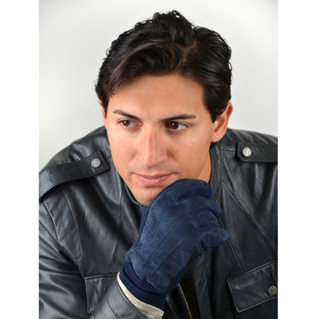 Men's Genuine Leather Winter Gloves with Soft Acrylic Lining - MWG01 Men's Genuine Leather Winter Gloves with Soft Acrylic Lining - MWG01