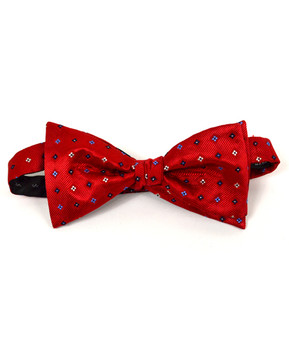 Silk Woven Freestyle Bow Tie FBS4701 Silk Woven Freestyle Bow Tie FBS4701
