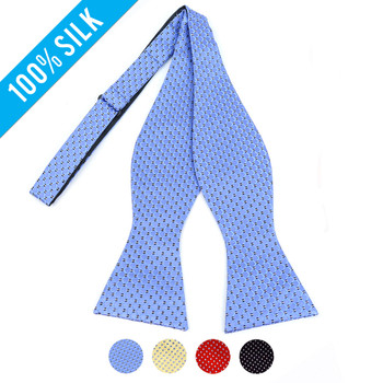 Silk Woven Freestyle Bow Tie FBS4702 Silk Woven Freestyle Bow Tie FBS4702