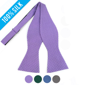 Silk Woven Freestyle Bow Tie FBS4703 Silk Woven Freestyle Bow Tie FBS4703