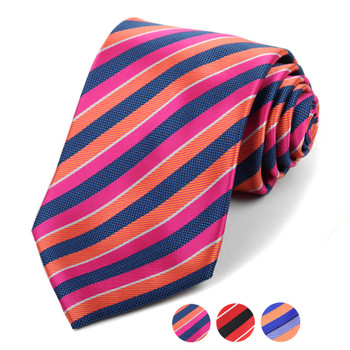Microfiber Poly Woven Striped Tie - MPW5922 Microfiber Poly Woven Striped Tie - MPW5922