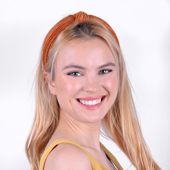Pleated Solid "C" Shaped Head Band - PHB1004 Pleated Solid "C" Shaped Head Band - PHB1004