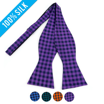 Silk Woven Freestyle Bow Tie FBS4709 Silk Woven Freestyle Bow Tie FBS4709