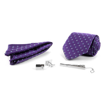 12pc Spring Assorted Pack Tie, Hanky, Cufflink & Tie Bar Set - TCB4000-BX
