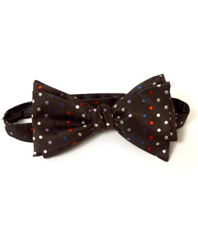 Silk Woven Freestyle Bow Tie FBS4710 Silk Woven Freestyle Bow Tie FBS4710