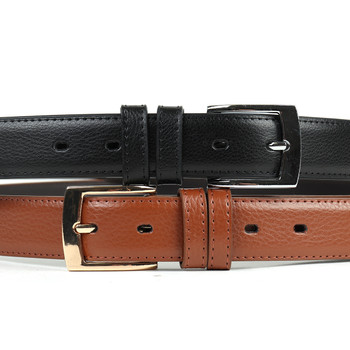 Genuine Leather Men's Dressy Belt Duo Pack Square Buckle - MGLD18061-DUO Genuine Leather Men's Dressy Belt Duo Pack Square Buckle - MGLD18061-DUO