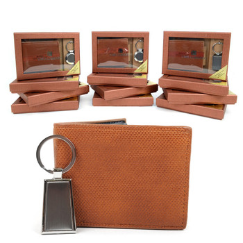 12pc Assorted Pack Wallet & Keychain Sets WK1000-BROWN 12pc Assorted Pack Wallet & Keychain Sets WK1000-BROWN